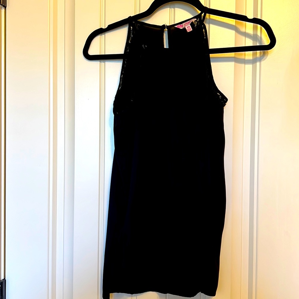 Black tank top